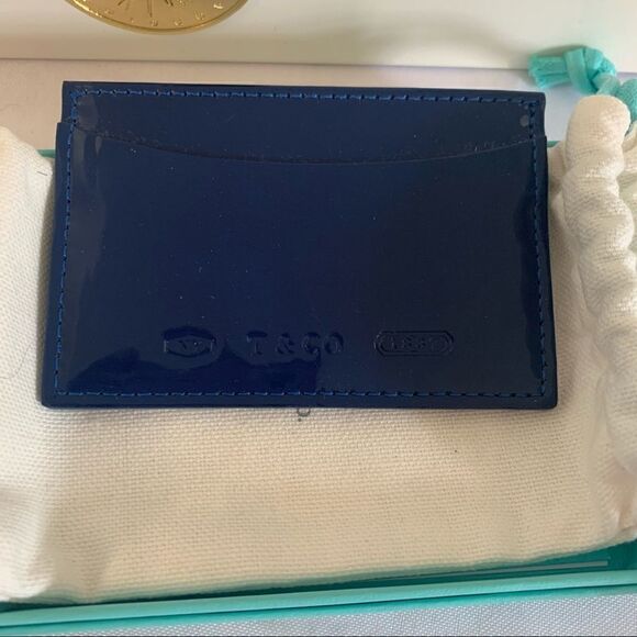 Tiffany & Co. Card Holder Wallet - Navy